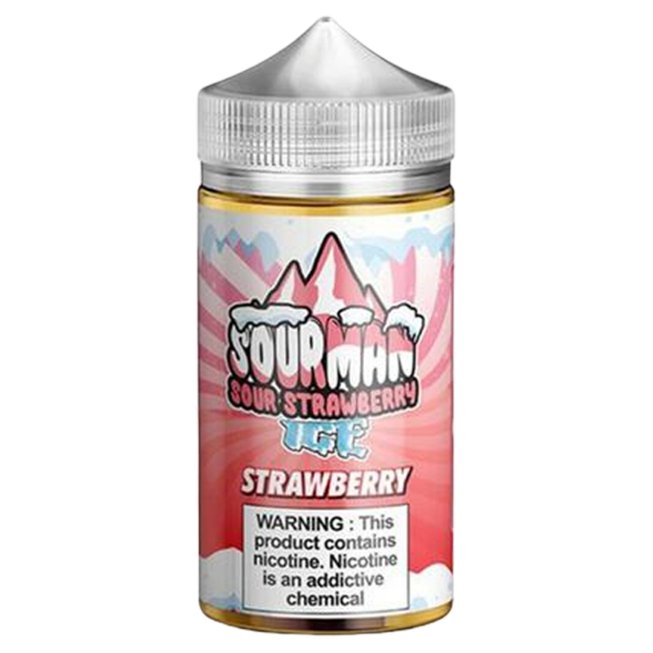 Buy Sour Man Ice 200ml Shortfill - Strawberry Ice
