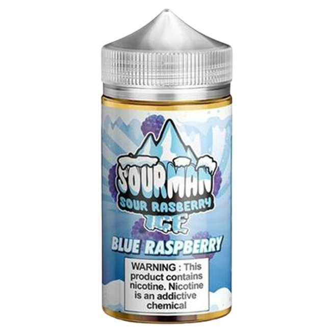 Buy Sour Man Ice 200ml Shortfill - Blue Rasberry Ice