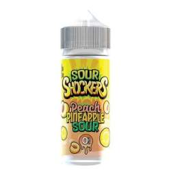 Buy Sour Shockers 100ml E - Liquid - Peach Pineapple