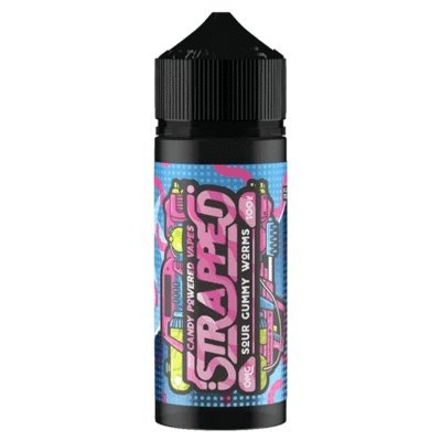 Buy Strapped 100ML Shortfill - Sour Gummy Worms