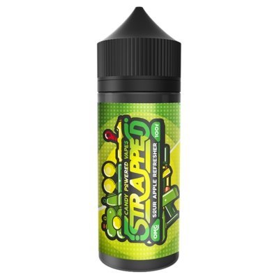 Buy Strapped 100ML Shortfill - Sour Apple Refresher