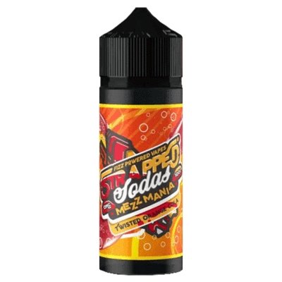 Buy Strapped Sodas 100ML Shortfill - Twisted Orange Cola
