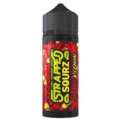 Buy Strapped Sourz 100ML Shortfill - Cherry & Lemon