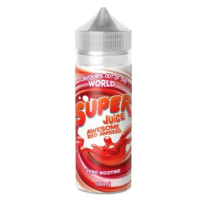 Buy Super Juice 100ml E - liquid Shortfill - Awesome Red Aniseed