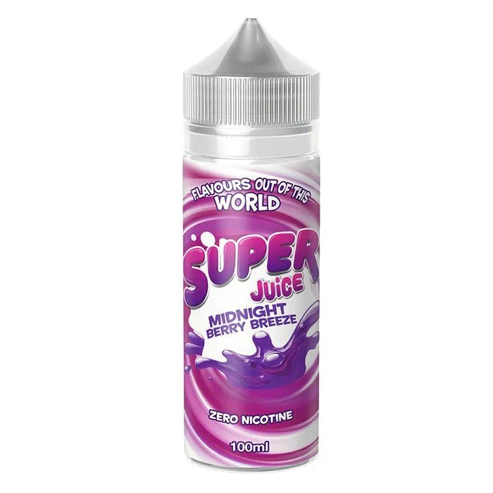 Buy Super Juice 100ml E - liquid Shortfill - Midnight Berry Breeze