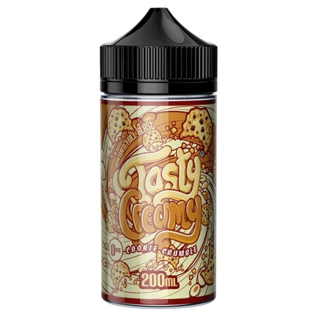 Buy Tasty Creamy 200ml Shortfill - Cookies Crumble