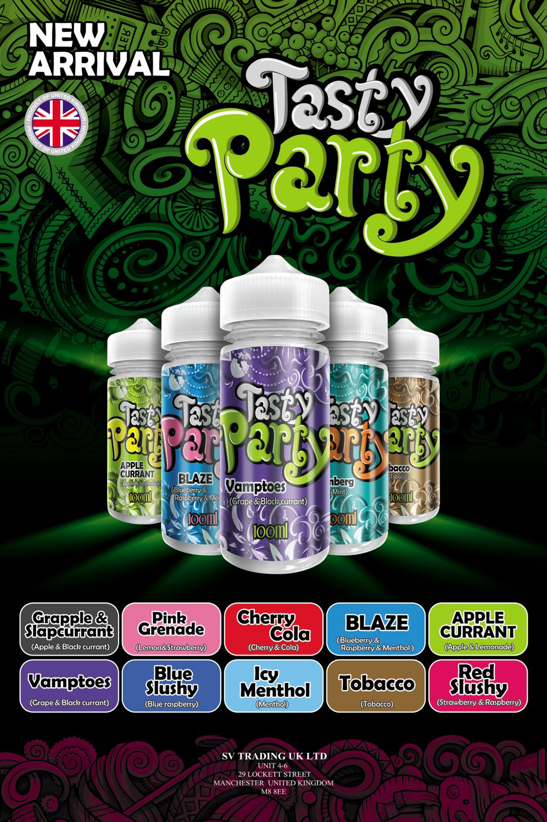 Buy Tasty Party 100ml Shortfill - Vamptoes