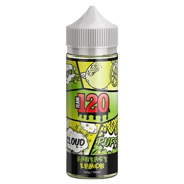 Buy Team 120 100ml Shortfill - Fantasy Lemon