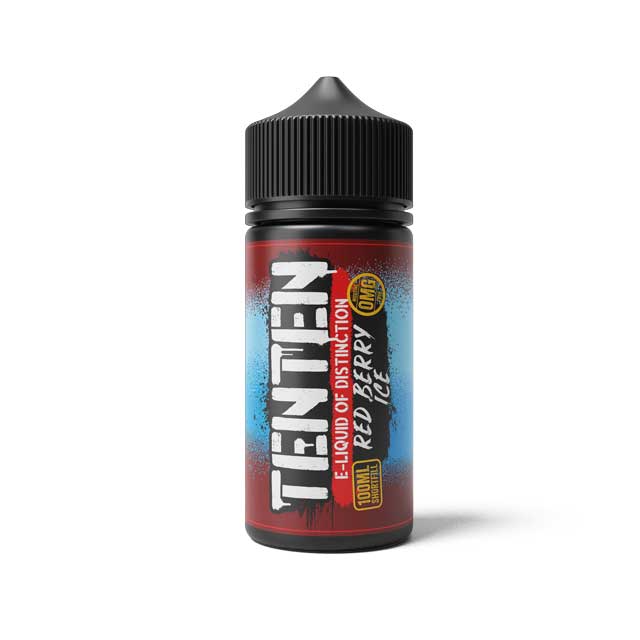 Buy Ten Ten E - liquid 100ml Shortfill - Red Berry Ice