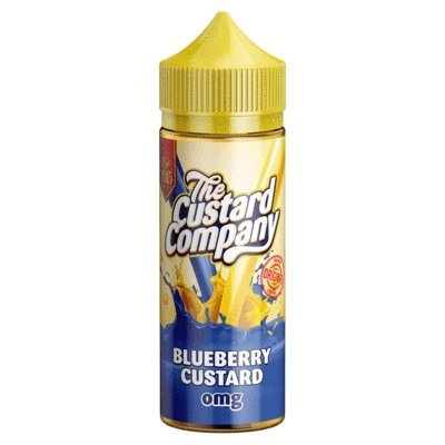 Buy The Custard Company 100ML Shortfill - Blueberry Custard