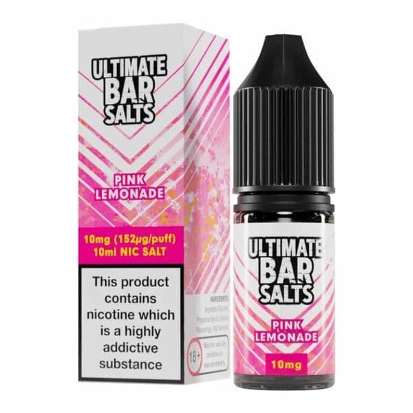 Buy Ultimate Bar Salt 10ml E - liquids Nic Salts - Box of 10 - Pink Lemonade