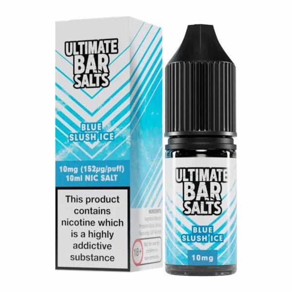 Buy Ultimate Bar Salt 10ml E - liquids Nic Salts - Box of 10 - Blue Slush Ice
