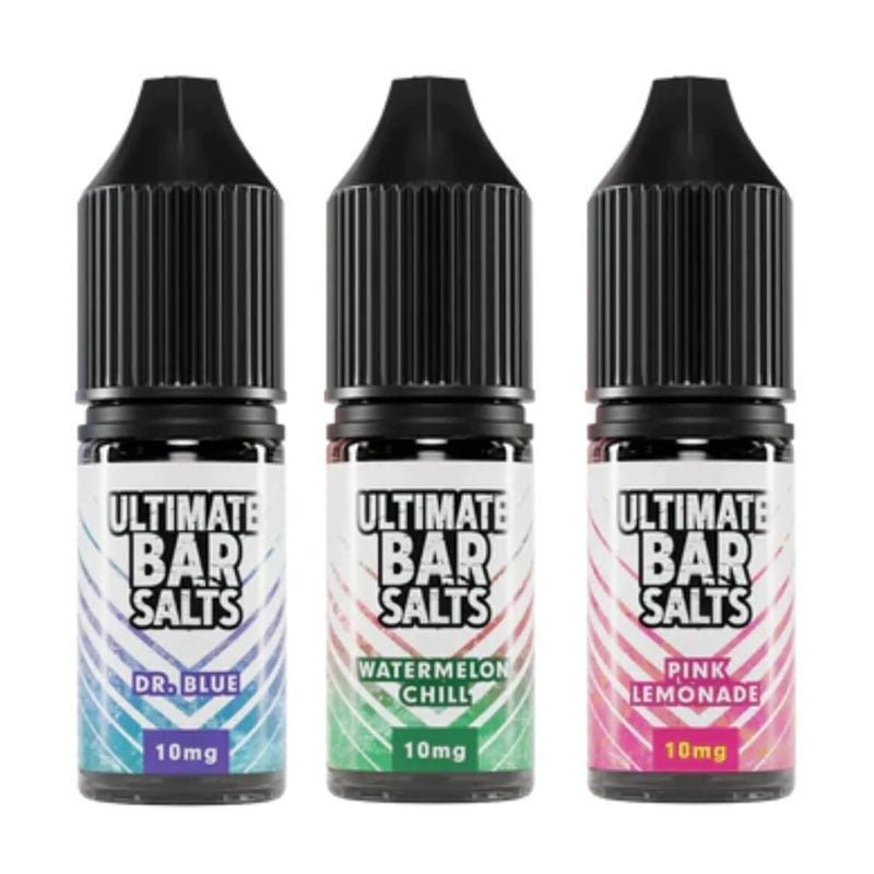 Buy Ultimate Bar Salt 10ml E - liquids Nic Salts - Box of 10 - Dr Blue