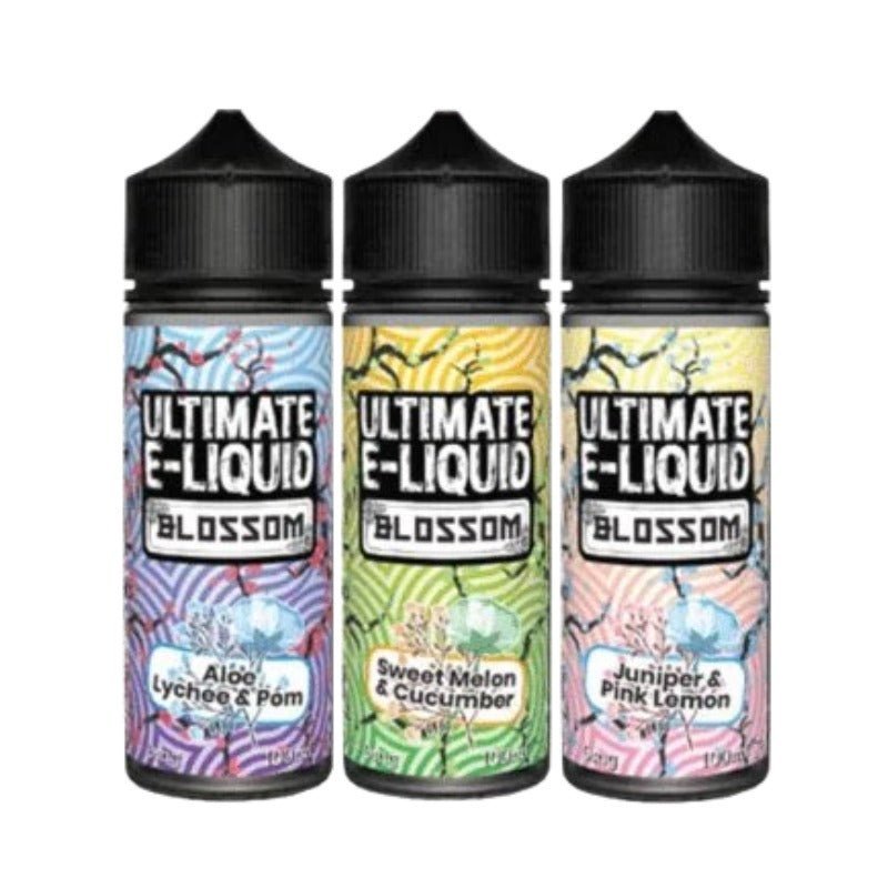 Buy Ultimate E - Liquid Blossom 100ML Shortfill - Sweet Melon & Cucumber