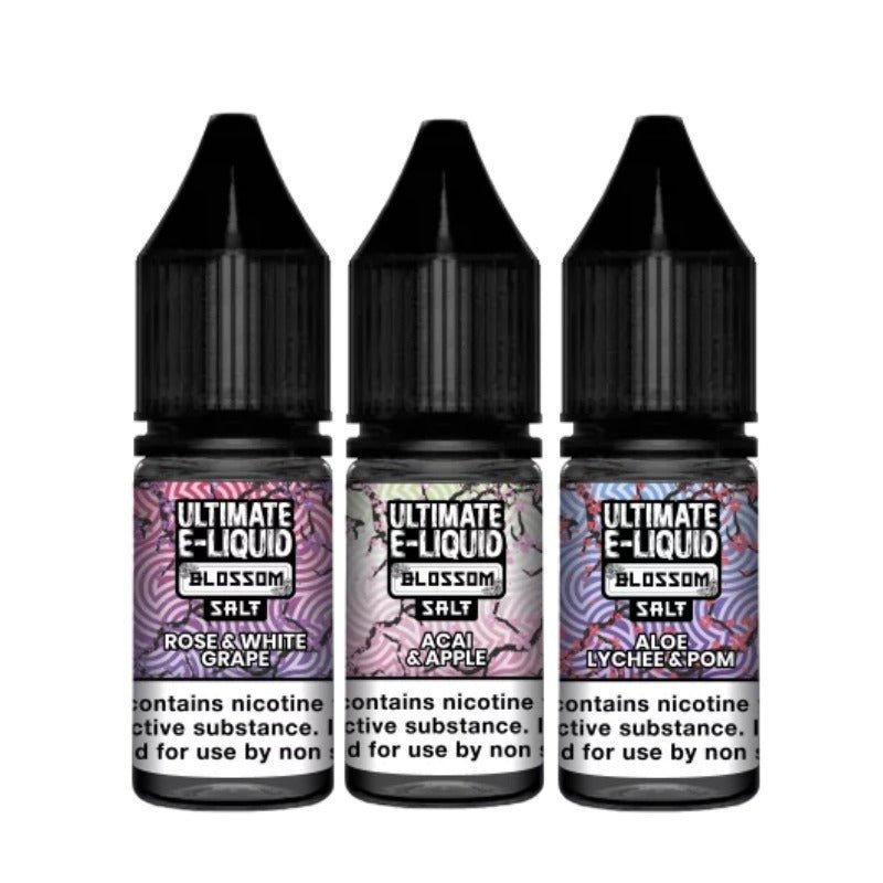 Buy Ultimate E - Liquid Blossom 10ML Nic Salt (Pack of 10) - 10mg