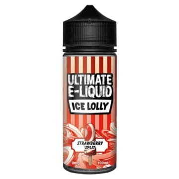 Buy Ultimate E - Liquid Ice Lolly 100ML Shortfill - Strawberry Split