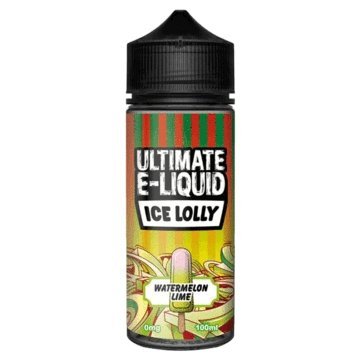Buy Ultimate E - Liquid Ice Lolly 100ML Shortfill - Watermelon Lime