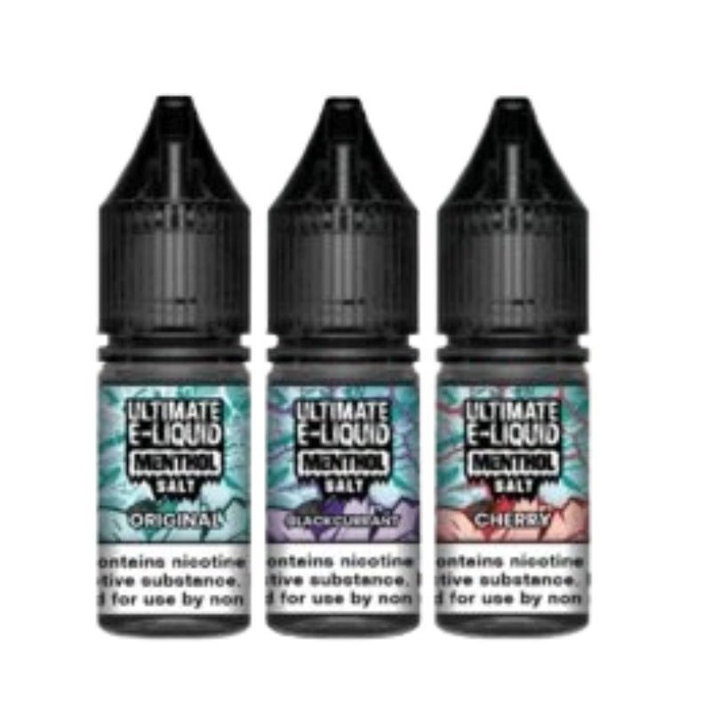 Buy Ultimate E - Liquid Menthol 10ML Nic Salt (Pack of 10) - 10mg