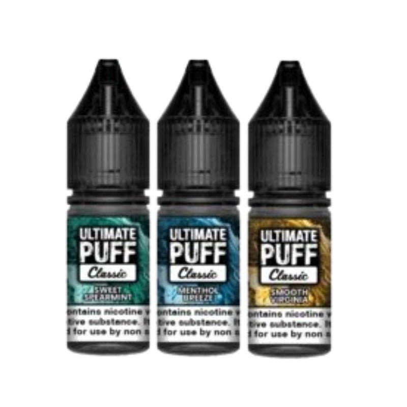 Buy Ultimate Puff 50/50 Classic 10ML Shortfill (Pack of 10) - 3mg
