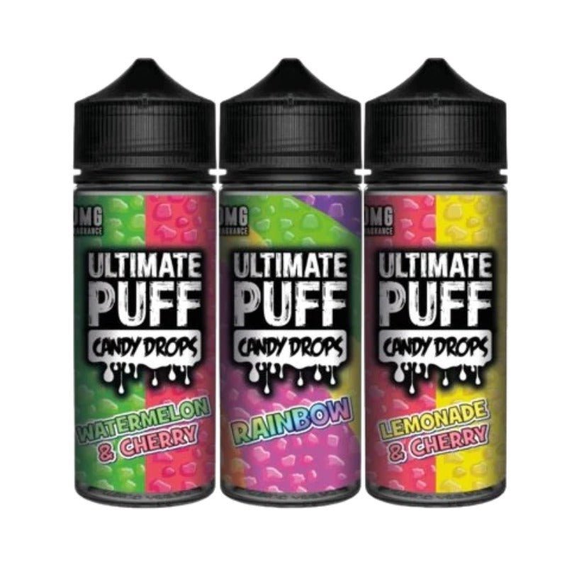 Buy Ultimate Puff Candy Drops 100ML Shortfill - Rainbow