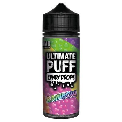 Buy Ultimate Puff Candy Drops 100ML Shortfill - Rainbow