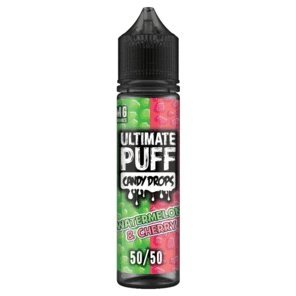 Buy Ultimate Puff Candy Drops 50ml Shortfill - Watermelon & Cherry