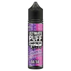 Buy Ultimate Puff Candy Drops 50ml Shortfill - Grape & Strawberry