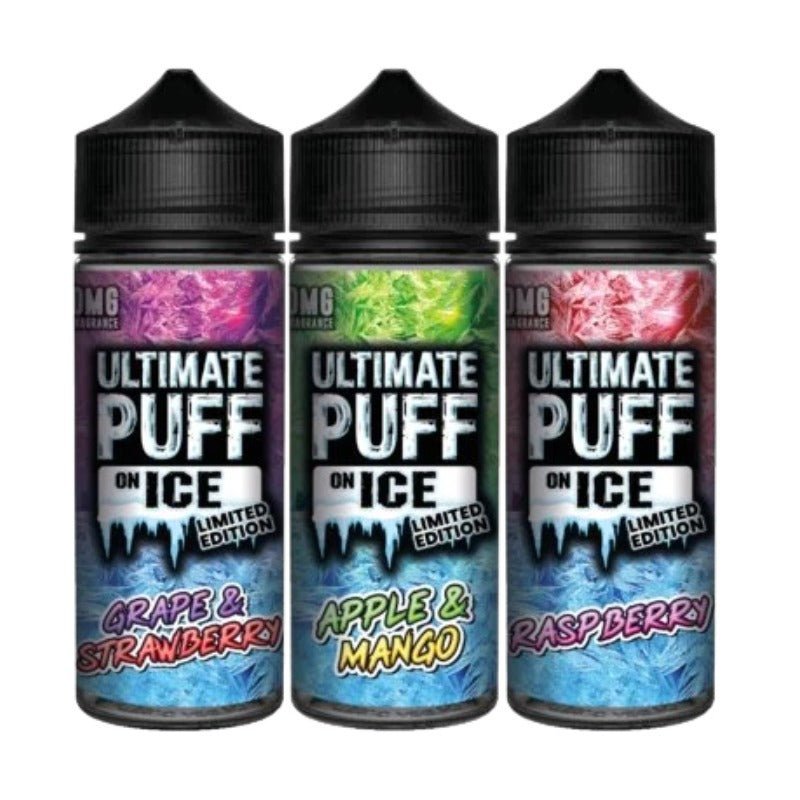 Buy Ultimate Puff On Ice 100ML Shortfill - Blackcurrant
