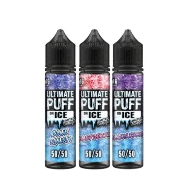 Buy Ultimate Puff On Ice 50ml Shortfill - Blackcurrant
