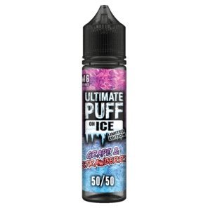 Buy Ultimate Puff On Ice 50ml Shortfill - Grape & Strawberry