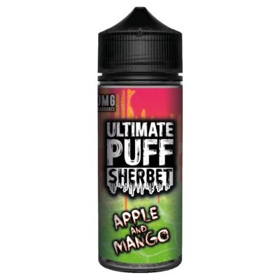 Buy Ultimate Puff Sherbet 100ML Shortfill - Apple and Mango