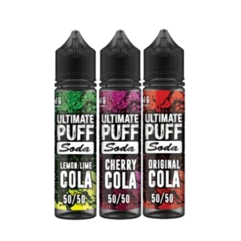 Buy Ultimate Puff Soda 50ml Shortfill - Cherry Cola