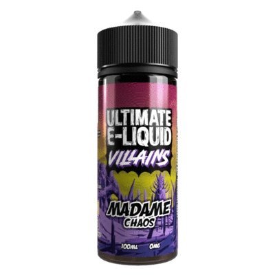 Buy Ultimate Puff Villains 100ML Shortfill - Madame Chaos