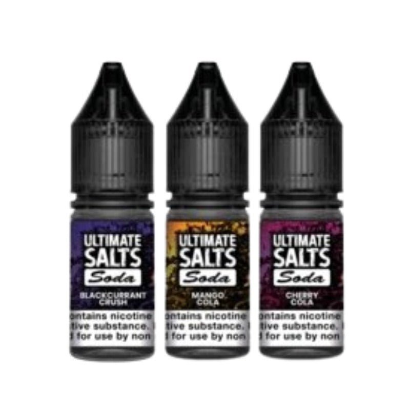 Buy Ultimate Salts Soda 10ML Nic Salt (Pack of 10) - 10mg