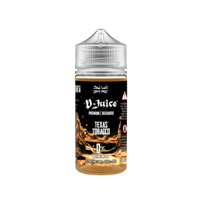 Buy V Juice 100ml Shortfill - Texas Tobacco