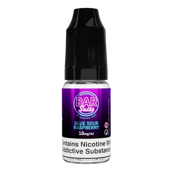 Buy Vampire Vape Bar Salt 10ml E - liquid Nic Salts - Box of 10 - Blue Sour Raspberry