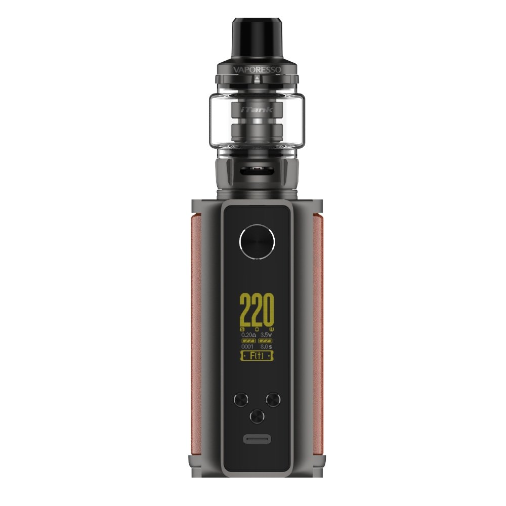 Buy Vaporesso Target 200 Vape Kit - Leather Brown