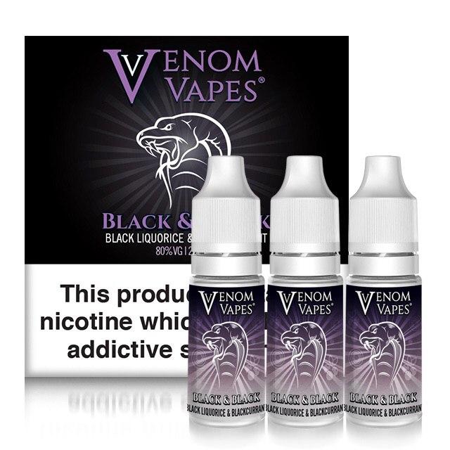 Buy Venom Vapes 50/50 10ML Shortfill (Pack of 10) - 3mg