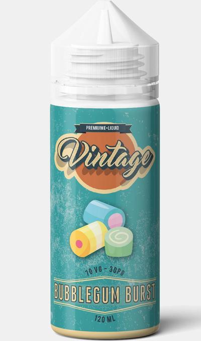 Buy Vintage Juice 100ML Shortfill - Bubblegum Burst