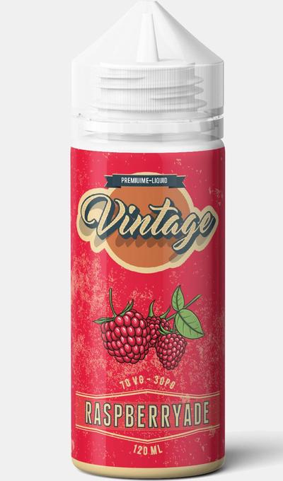 Buy Vintage Juice 100ML Shortfill - Raspberryade