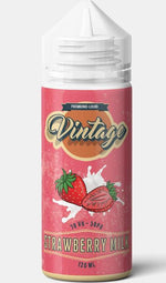 Buy Vintage Juice 100ML Shortfill - Strawberry Milk