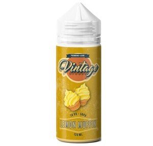 Buy Vintage Juice Original 100ML Shortfill - Lemon Mufin
