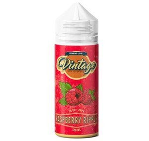 Buy Vintage Juice Original 100ML Shortfill - Raspberry Ripple