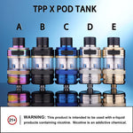 Buy Voopoo TPP X Pod Tank - Rainbow