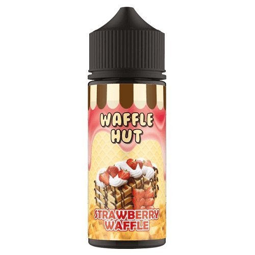 Buy Waffle Hut E liquid 100ml Shortfill - Strawberry Waffle