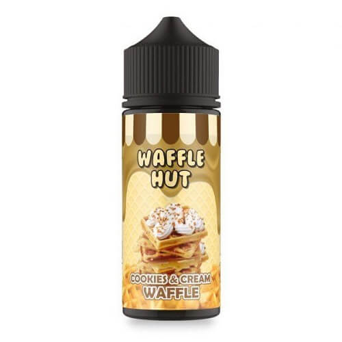 Buy Waffle Hut E liquid 100ml Shortfill - Cookies & Cream Waffle