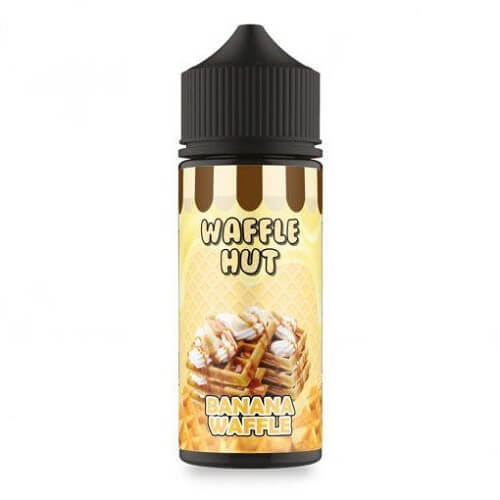 Buy Waffle Hut E liquid 100ml Shortfill - Banana Waffle