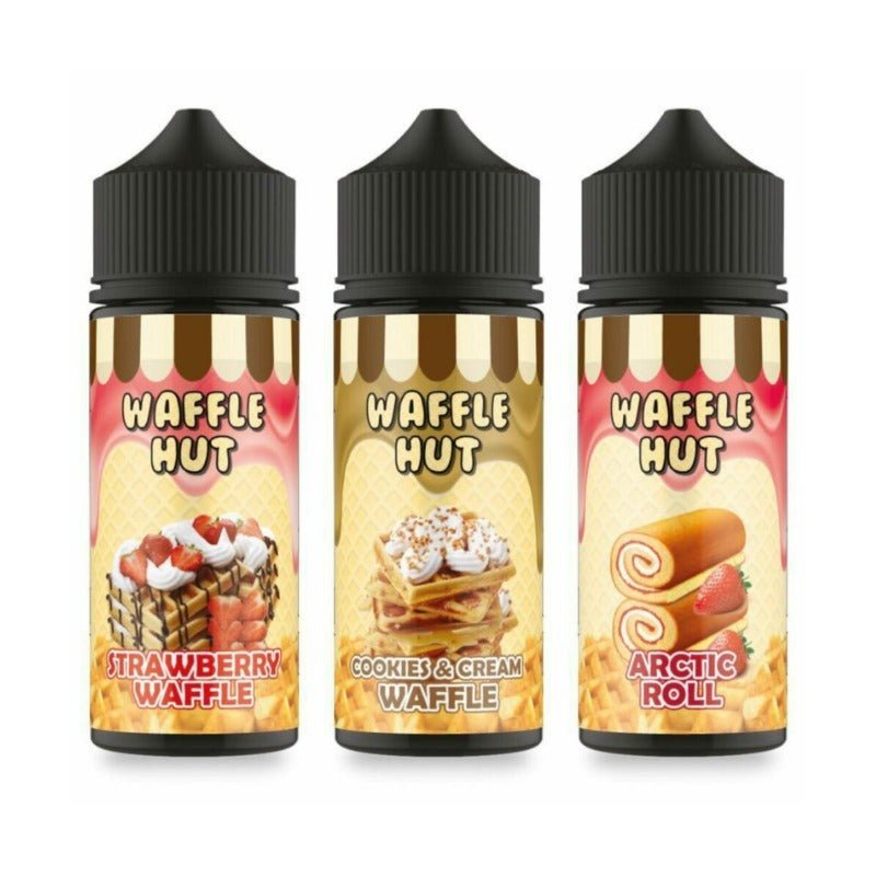 Buy Waffle Hut E liquid 100ml Shortfill - Banana Waffle