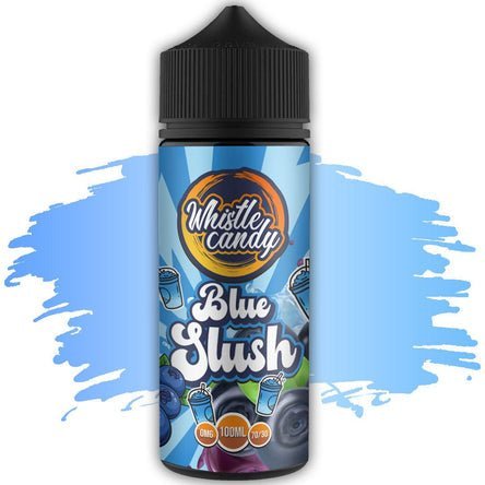 Buy Whistle Candy 100ml E Liquid Shortfill - Blue Slush