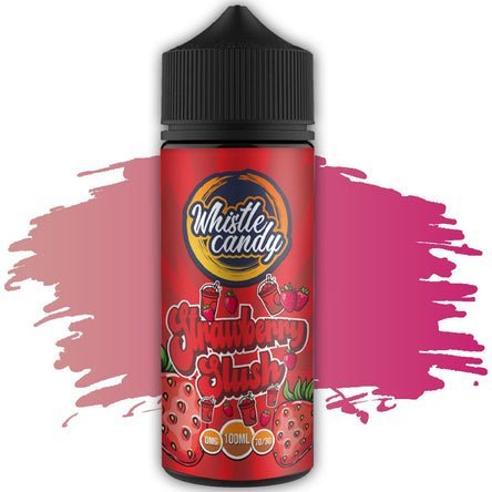 Buy Whistle Candy 100ml E Liquid Shortfill - Strawberry Slush